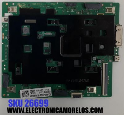 MAIN PARA TV SAMSUNG 4K·UHD·HDR ((SMART TV)) / NUMERO DE PARTE BN94-17843F / K058C-D36A / DFVC2235 / BN97-19791E / BN9417843F / DISPLAY ST5461D19-2 VER.2.1 / MODELO QN55LS03B / QN55LS03BAF / QN55LS03BAFXZA / QN55LS03BAFXZA CB06