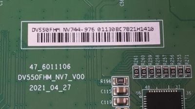 LED DRIVER PARA TV SAMSUNG / NUMERO DE PARTE 44-97601130 / 47_6011106 / DV550FHM_NV7_V00 / DV550FHMNV7 / 100360729C0299A / 44-97601130B / PANEL DV550FHM-NV7 / DISPLAY DV550FHB-NV1 / DV550FHM-NV0 / MODELO LH55VMBU / LH55VMBUBGBXGO BA02 - Imagen 3