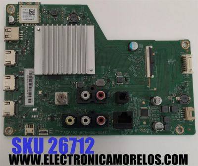 MAIN PARA TV VIZIO 4K·UHD·HDR ((ANDROID TV)) / NUMERO DE PARTE XLCB02K039 / 715GB692-M01-B00-004K / XLCB02K039080X / (U)XLCB02K039080X / PANEL TPT430WR-QVN03.U REV:SB3C / DISPLAY T430QVN03.8 / MODELO V435-J01 / V435-J01 LTPWE6WZ