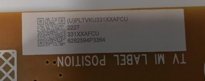 FUENTE DE PODER PARA TV VIZIO / NUMERO DE PARTE PLTVKU331XXAFCU / 715GB739-P01-000-0H2S / 331XXAFCU / (U)PLTVKU331XXAFCU / 6282594P3364 / UB020692559 / PANEL TPT430WR-QVN03.U / DISPLAY T430QVN03.8 / MODELO V435-J01 / V435-J01 LTPWE6WZ - Imagen 3