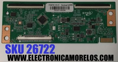 T-CON PARA TV WESTINGHOUSE / NUMERO DE PARTE PT430CT03-14 / PT430CT03-14/03-24 / PT430CT03-14 (2.4) / 2022071300206 / PANEL  HK430WLEDM-JH6PH / DISPLAY PT430CT03-14 VER.2.4 / MODELO WR43FX2210