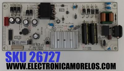 FUENTE DE PODER PARA TV TCL / NUMERO DE PARTE 30805-000374 / 40-L12FW1-PWB1KG / 11601-500120 / L12FW / 20230719 / TPD.SK318CL.PB751 (T) / PANEL LVU550NDEL  / DISPLAY ST5461D12-4 VER.2.2 / MODELO 55S41R / 55S451