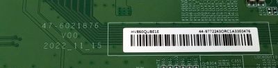 T-CON PARA TV LG / NUMERO DE PARTE 44-9772243 / 47-6021876 / 44-9772243O / 44-97722430 / 2E001427 / 47-6021876 V00 / HV860QUBE1E / PANEL NC860TQF-ABMH1 / DISPLAY HV860QUB-E1E / MODELO 86UR8000AUA / 86UR8000AUA.BUSGLKR - Imagen 2