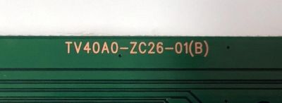 T-CON PARA TV ONN / NUMERO DE PARTE 513C40A0M02 / TV40A0-ZC26-01(B) / 20240716 / 2010140604 / M02/2643-00685 / DISPLAY HV400FHB-F11 REV.2.0 / MODELO 100058007 (40") - Imagen 2