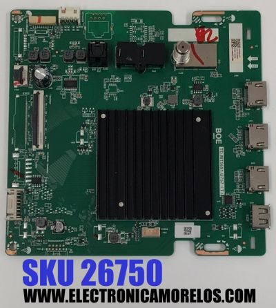 MAIN PARA TV VIZIO 4K·UHD·HDR ((SMART CAST)) / NUMERO DE PARTE 21201-04423 / TD.MT5691.U757 (T) / 1000267077 / PANEL BOEI750WQ1 / DISPLAY HV750QUB-F91 / MODELO V4K75S-0804 / V4K75S-0804 LBSFV8GA