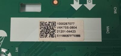 MAIN PARA TV VIZIO 4K·UHD·HDR ((SMART CAST)) / NUMERO DE PARTE 21201-04423 / TD.MT5691.U757 (T) / 1000267077 / PANEL BOEI750WQ1 / DISPLAY HV750QUB-F91 / MODELO V4K75S-0804 / V4K75S-0804 LBSFV8GA - Imagen 3