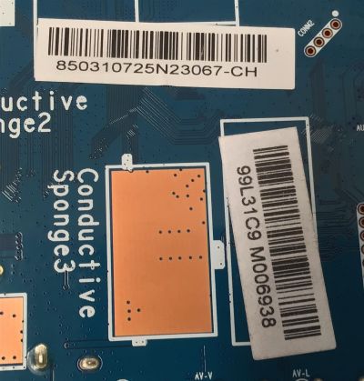 MAIN PARA TV ONN 4K·UHD·HDR ((ROKU TV)) / NUMERO DE PARTE JUC7.820.00293822 / RK.M9010-UC / 850310725N23067-CH / 99L31C9 / M006938 / PANEL C500Y19-5C / DISPLAY CV500U2-T01 REV:02 / MODELO 100133204 (50") - Imagen 4