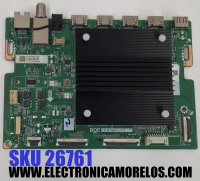 MAIN PARA TV VIZIO 4K·HDR·QLED ((SMART CAST)) / NUMERO DE PARTE 21201-04248 / TD.MT5695.U752 / TD.MT5695.U752 (T) / 1000238158 / S11100023815800638 / PANEL BOEI750WQ1 / DISPLAY HV750QUB-E92 REV 2.0 / MODELO VQP75C-84 / VQP75C-84 LBSFS2HA