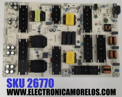 FUENTE DE PODER PARA TV HISENSE / NUMERO DE PARTE 336845 / RSAG7.82013039/ROH / 13039-B / DPD2358XBHR / PANEL HD750Z6U76-TALGB5 / DISPLAY HV750QUB-E91 REV 2.0 / MODELO 75U8K