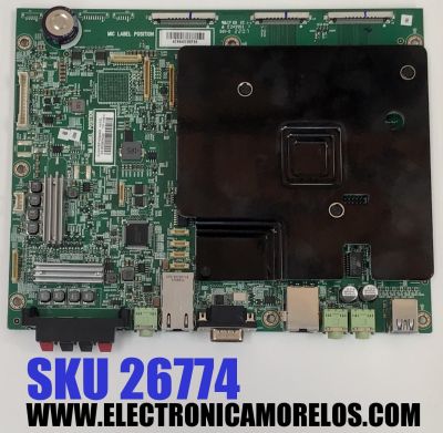 MAIN PARA TV PANASONIC 4K·UHD· / NUMERO DE PARTE JQGCB0PA0340 / 715GA556-M0D-000-005K / JQGCB0P A0340A0Q / 5852697M0042 / 4C364ECBEFE6 / PANEL LD550EQE (FP)(A2) / MODELO TH-55SQ1W