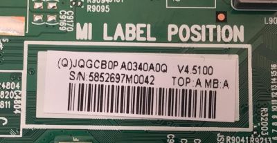 MAIN PARA TV PANASONIC 4K·UHD· / NUMERO DE PARTE JQGCB0PA0340 / 715GA556-M0D-000-005K / JQGCB0P A0340A0Q / 5852697M0042 / 4C364ECBEFE6 / PANEL LD550EQE (FP)(A2) / MODELO TH-55SQ1W - Imagen 2