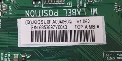 MAIN PARA TV PANASONIC 4K·UHD· / NUMERO DE PARTE JQGSU0PA0040 / 715G9812-M0A-001-005G / (Q)JQGSU0PA004050Q / 5852697Y0043 / PANEL LD550EQE (FP)(A2) / MODELO TH-55SQ1W - Imagen 2