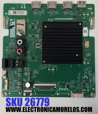 MAIN PARA TV VIZIO 4K·UHD·HDR· ((SMART CAST)) / NUMERO DE PARTE 21201-04168 / TD.MT5691.U757 / TD.MT5691.U757 (T) / 1000207344 / S11100020734402151 / PANEL BOEI750WQ1 / DISPLAY HV750QUB-F91 / MODELO V755X-K04 / V755X-K04 LBSFR5BZ