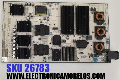 FUENTE DE PODER PARA TV TCL / NUMERO DE PARTE 30805-000304 / 40-P40XWL-PWG1ZG / 11601-500103 / 20357091 / 20230230 / PANEL LVU750NDJL / DISPLAY ST7461D05-3 VER.2.1 / MODELO 75Q750G