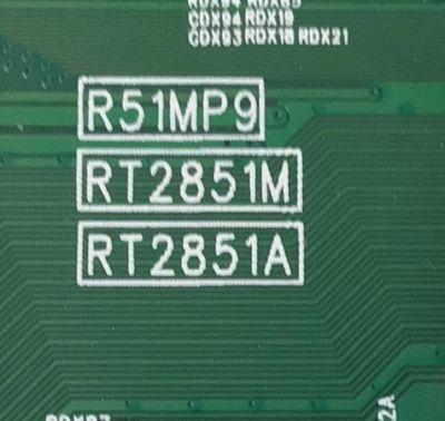 MAIN PARA TV TCL ORIGINAL 4K UHD HDR GOOGLE TV / NUMERO DE PARTE 30800-001028 / 40-R51MP9-MAE2HG / 11602-500856 / 30801-001020 / V8-R51MT08-LF / PANEL LVU550NDEL / DISPLAY ST5461D12-4 VER.2.2 / MODELO 55S470G - Imagen 4