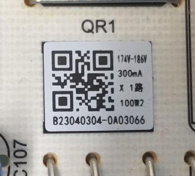 FUENTE DE PODER PARA TV TCL / NUMERO DE PARTE 30102-000018 / PW.A100W2.771 / 23040304 / 20230412 / B23040304-0A03066 / PANEL LVU550NDEL / DISPLAY ST5461D12-4 VER.2.2 / MODELO 55S470G - Imagen 2