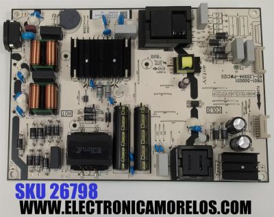 FUENTE DE PODER ORIGINAL PARA TV TCL / NUMERO DE PARTE G0504-000222 / 40-L20XH4-PWC1ZG / 11601-500051 / G0504-000222-Z00 / 20374015 / 20240620 / PANEL LVU750NDAL / DISPLAY ST7461D03-2 VER.2.2 / MODELOS 75S41BR / 75S451 / 75S451G