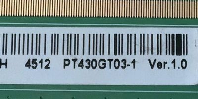 MAIN PARA TV TCL 4K·UHD·HDR·QLED· ((GOOGLE TV)) / NUMERO DE PARTE 30800-001079 / 40-R75PT2-MAD2HG / 11602-501074 / R75PT2 / 30801-001071 / V8-R75PT01-LF / PANEL LVU430NDAL / DISPLAY PT430GT03-1 VER.1.0 / MODELO 43Q51BG - Imagen 4