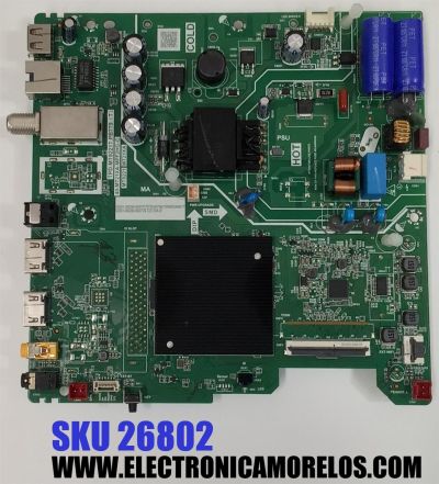 MAIN FUENTE ((COMBO)) PARA TV TCL HD ((GOOGLE TV)) / NUMERO DE PARTE G0301-000280 / TPD.MT9221T.PB779 (T) / 40-MT21XA-MPF2HG-C / MT9221 / G0301-000280-W30 / G0301-000280-W3S / V8-T221T04-LF / PANEL LVW320NDLL / DISPLAY V320BJ9-Q01 REV.C1 / MODELO 32S250G