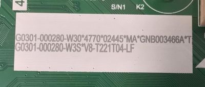 MAIN FUENTE ((COMBO)) PARA TV TCL HD ((GOOGLE TV)) / NUMERO DE PARTE G0301-000280 / TPD.MT9221T.PB779 (T) / 40-MT21XA-MPF2HG-C / MT9221 / G0301-000280-W30 / G0301-000280-W3S / V8-T221T04-LF / PANEL LVW320NDLL / DISPLAY V320BJ9-Q01 REV.C1 / MODELO 32S250G - Imagen 4