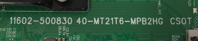MAIN FUENTE ((COMBO)) PARA TV TCL FHD·HDR· ((GOOGLE TV)) / NUMERO DE PARTE 30800-000955 / 40-MT21T6-MPB2HG CS0T / 11602-500830 / MT9221 / MT21T6 / 30801-000934 / V8-T221T04-LF / PANEL LVF430NDEL / DISPLAY ST4251B05-2 VER.2.1 / MODELO 43S350G - Imagen 4