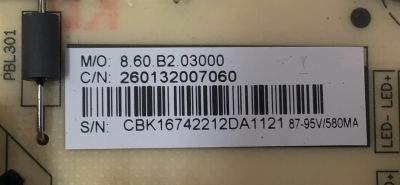 FUENTE DE PODER PARA TV WESTINGHOUSE / NUMERO DE PARTE 260132007060 / HKC-LEDTV-P65 / 20220416 REV:1.3 / CVB65004A1 / 8.60.B2.03000 / PANEL HK650WLEDM-SH8FH / MODELO WR65UX4210 - Imagen 3