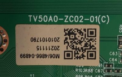 LED DRIVER PARA TV ONN / NUMERO DE PARTE 514Q50A0M06 / TV50A0-ZC02-01(C) / 2E06210A0 / 20211115 / 2010101790 / DISPLAY JR645R3HA7L / MODELO 100071705 (65") - Imagen 3