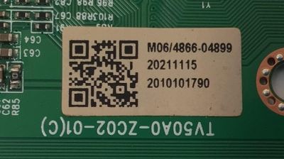 LED DRIVER PARA TV ONN / NUMERO DE PARTE 514Q50A0M06 / TV50A0-ZC02-01(C) / 2E06210A0 / 20211115 / 2010101790 / DISPLAY JR645R3HA7L / MODELO 100071705 (65") - Imagen 2