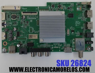 MAIN PARA TV JVC 4K·UHD·HDR· / NUMERO DE PARTE 515C90100M14 / MT90100-ZC01-01 / 20211022 / 2010099418 / DISPLAY V430DJ1-Q01 REV.D2 / MODELO 43MAW804 / LT-43MAW804