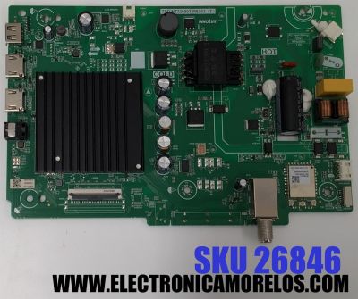 MAIN FUENTE COMBO ORIGINAL PARA TV VIZIO FULL HD SMARTCAST / NUMERO DE PARTE TPD.NT72690T.PB763 / TPD.NT72690T.PB763 (T) / M0009A00R / A000EK00J / AY3421081X / PANEL V400HJ9-E03 REV.C1 / DISPLAY V400HJ9-203 / MODELO VFD40M-0809 / VFD40M-0809 LNIS6GA