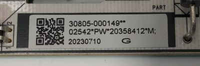 FUENTE DE PODER PARA TV TCL / NUMERO DE PARTE 30805-000149 / 40-L12DH4-PWD1CG / 11601-500069 / 20358412 / 20230710 / PANEL LVU550NDEL KS9W07 V3 / MODELO 55S451 - Imagen 3