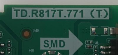 MAIN PARA TV TCL ORIGINAL 4K UHD HDR ROKU TV / NUMERO DE PARTE 30900-000110 / TD-R817T.771 (T) / 40-MR17TF-MAC2HG / MR17TF / 30901-000127 / V8-MR1AK01-LF / PANEL LVU550NDAL / DISPLAY PT550GT09-1 VER.1.0 / MODELO 55S451 - Imagen 2