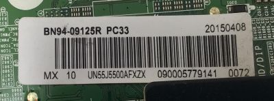 MAIN PARA TV SAMSUNG FULL HD ((SMART TV)) / NUMERO DE PARTE BN94-09125R / BN41-02353B / BN41-02353 / BN97-09281Y / BN9409125R / PANEL GJ05BGA-B1 / T550HVF07.0 / DISPLAY T550HVN08.3 / MODELO UN55J5500 / UN55J5500AF / UN55J5500AFXZX / UN55J5500AFXZX DH01 - Imagen 5