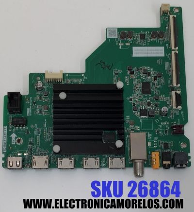 MAIN PARA TV TCL 4K·UHD·HDR ((ROKU TV)) / NUMERO DE PARTE 30904-000275 / TD.R817T.771 (T) / 40-MR17TF-MAC2HG / MR17TF / 30101-000291 / V8-MR17K01-LF / DISPLAY ST5461D12-4 VER.2.2 / MODELO 55S451