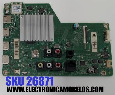 MAIN PARA TV VIZIO 4K·UHD·HDR ((SMART CAST)) / NUMERO DE PARTE XLCB02K173 / 715GB692-M01-B00-004K / (G)XLCB02K173020X / KQ3KXHC / PANEL TPT500WR-DJ7QE1.N REV:SD2AY / DISPLAY V500DJ7-QE1 REV.D2 / MODELO V505-J01 / V505-J01 LTC6E8WZ