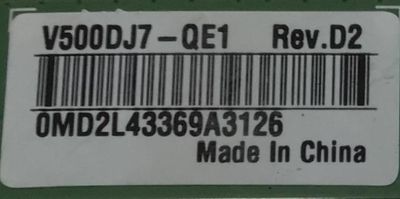 MAIN PARA TV VIZIO 4K·UHD·HDR ((SMART CAST)) / NUMERO DE PARTE XLCB02K173 / 715GB692-M01-B00-004K / (G)XLCB02K173020X / KQ3KXHC / PANEL TPT500WR-DJ7QE1.N REV:SD2AY / DISPLAY V500DJ7-QE1 REV.D2 / MODELO V505-J01 / V505-J01 LTC6E8WZ - Imagen 4