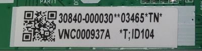 T-CON PARA TV TCL / NUMERO DE PARTE 30840-000030 / 40-CS0PM1-TCA2HG / 11602-500284 / VNC000937A / PANEL LVU430NDEL / DISPLAY ST4251D02-1 VER.2.1 / MODELO 43S431 - Imagen 2