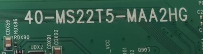MAIN PARA TV TCL 4K·UHD·HDR ((ROKU TV)) / NUMERO DE PARTE H4-MS22T20-US00WAA / 40-MS22T5-MAA2HG / 08-MS22T5-MA200AA / GMB000036A / V8-ST22K01-LF1V2507-V9 / PANEL LVU500NDEL / DISPLAY CV500U2-L02 REV:01 / MODELO 50S433 - Imagen 3