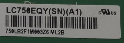 MAIN PARA TV SONY 4K·UHD·HDR / NUMERO DE PARTE A-5027-308-A / 1-009-724-31 / A5027308A 434 / DISPLAY LC750EQY (SN)(A1) / MODELO KD-75X80CJ / KD75X80CJ - Imagen 4