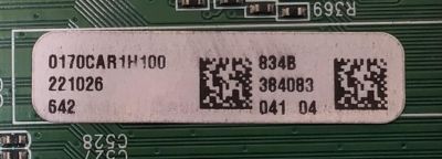 MAIN PARA TV VIZIO / NUMERO DE PARTE 0170CAR1H100 / 1P-0216C00-4010 / 0170CAR1H100 834B / Y8389834C / PANEL SD700DUZ-3 / DISPLAY FP695R3HA024 / MODELO V70M-K03 / V70M-K03 LFTGN1LY - Imagen 2