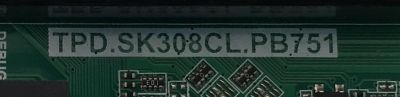 MAIN FUENTE ((COMBO)) PARA TV WESTINGHOUSE HD ((ROKU TV)) / NUMERO DE PARTE 260104026520 / TPD.SK308CL.PB751 / 4100251048 / 1000090349 / 110-4000094 / A22063126 / PANEL HK315LEDM-JH4ZH / DISPLAY PT320AT02-2 VER.2.0 / MODELO WR32HX2210 - Imagen 2