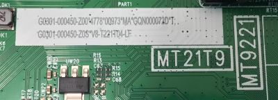 MAIN FUENTE ((COMBO)) PARA TV TCL FHD·HDR ((GOOGLE TV)) / NUMERO DE PARTE G0301-000450 / 40-MT21T9-MPB2HG / 11602-501009 / G0301-000450-Z00 / G0301-000450-Z0S / V8-T221T04-LF / PANEL LVF400NDEL / DISPLAY PT400CT02-1 VER.1.0 / MODELO 40S350G - Imagen 3