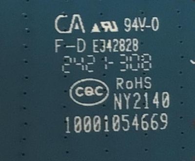 MAIN FUENTE COMBO PARA TV ONN ORIGINAL FHD ROKU TV / NUMERO DE PARTE MB-M9011-P-CL-0001 / 10001054669 / A9U41F4 / M012490 / 950105116N24067-CH / PANEL C400Y21-G5 / DISPLAY HV400FHB-F10 REV.2.0 / MODELO 100058007 40 PULGADAS - Imagen 3