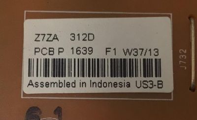 FUENTE DE PODER PARA TV SANYO / NUMERO DE PARTE 1LGB10Y126A0 / 1LGB10Y126A0 Z7ZA / Z7ZA 312D / PANEL V390HJ1-LE1 Rev.C1 / MODELO DP39E23 / DP39E23 P39E23-00 - Imagen 3