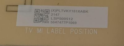 FUENTE DE PODER PARA TV VIZIO ORIGINAL / NUMERO DE PARTE PLTVKY181XABK / 715GB441-P01-000-003S / (X)PLTVKY181XABK / LSP500512 / 5647477P069 / PANEL TPT500WR-U2L01.D REV:S01C / MODELO V505-J01 / V505-J01 LTPHE8SY - Imagen 2