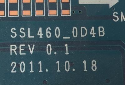 LED DRIVER PARA TV NEC ORIGINAL / NUMERO DE PARTE LJ97-00206B / SSL460_0D4B / 00206B / MODELO X464UNS - Imagen 2