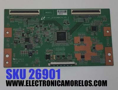 T-CON PARA TV NEC ORIGINAL / NUMERO DE PARTE 29884A / 14Y_DIDSNBC4LV0.1 / 1969-02 1511 / MODELO X464UNS