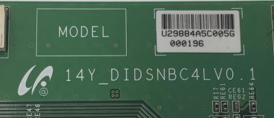 T-CON PARA TV NEC ORIGINAL / NUMERO DE PARTE 29884A / 14Y_DIDSNBC4LV0.1 / 1969-02 1511 / MODELO X464UNS - Imagen 2