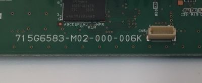 TARJETA INTERFACE PARA TV NEC ORIGINAL / NUMERO DE PARTE CNPCDQN1 / 715G6583-M02-000-006K / (Q)CNPCDQN1 / PWB-EXT2 / J2090722 REV.7 / MODELO X464UNS - Imagen 4