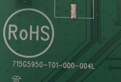 TARJETA DE SINCRONIZACION MULTIPLE NEC ORIGINAL / NUMERO DE PARTE CTPCCQN1 / 715G5950-T01-000-004L / 3168682T0105 / MODELO X464UNS - Imagen 3